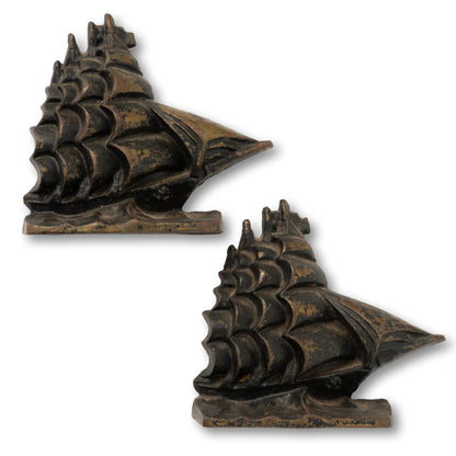 Full Sails Book Ends, Pair
