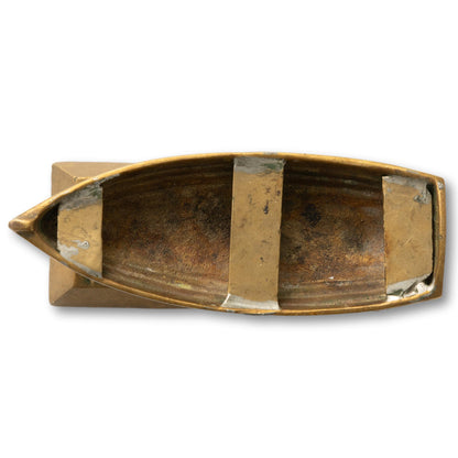 Brass Boat Ashtray