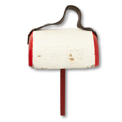 Half Round Red & White Buoy