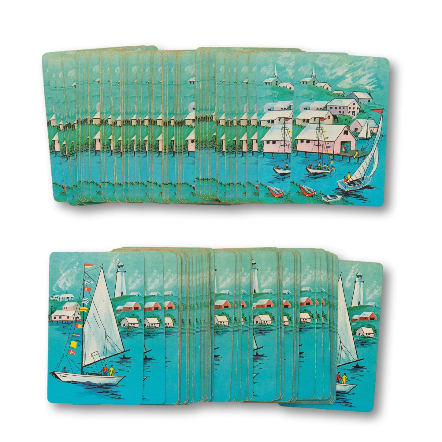 Double Deck of Nautical Playing Cards
