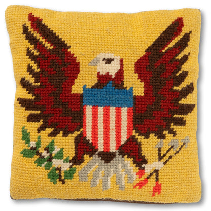 Needlepoint Eagle Pillow