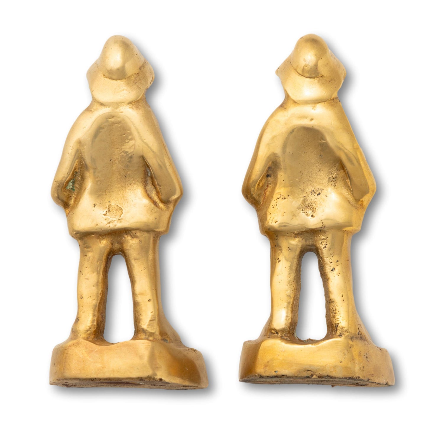 Brass Fishermen Bookends
