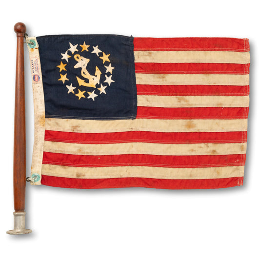 Yacht Ensign on Pole