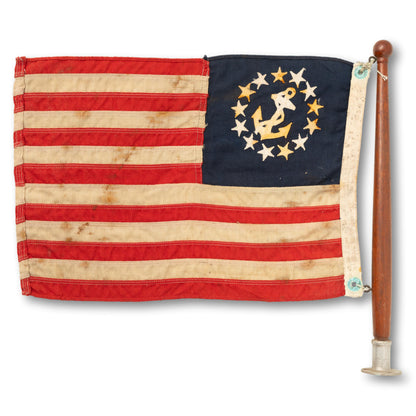 Yacht Ensign on Pole