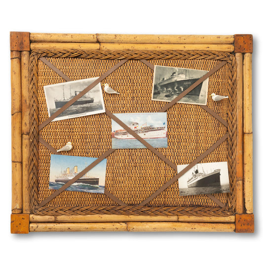 Rattan & Bamboo Bulletin Board