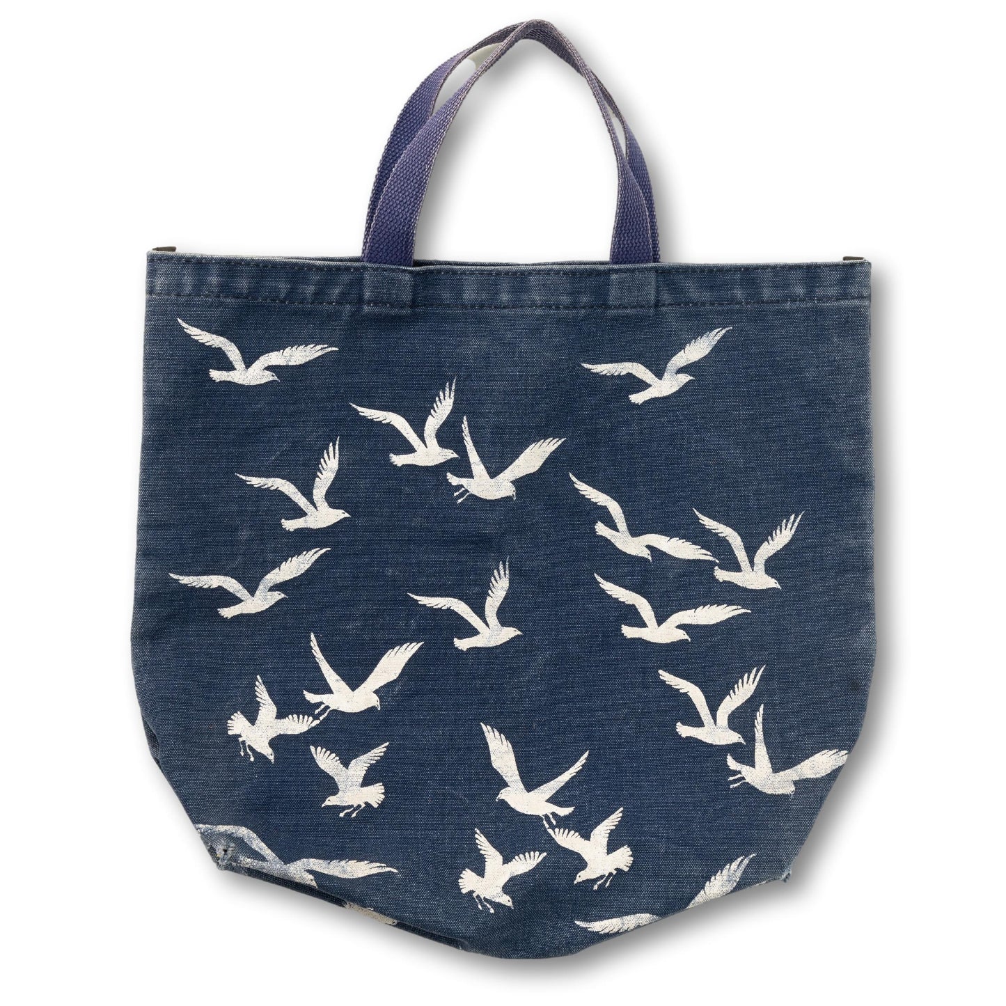 Hand Printed Seagull Tote Bag