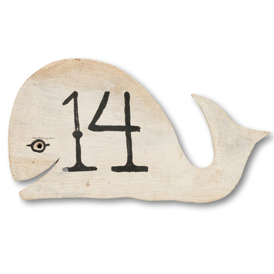 Folky Whale Sign