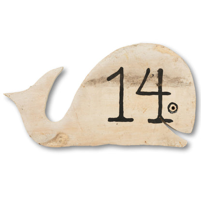 Folky Whale Sign