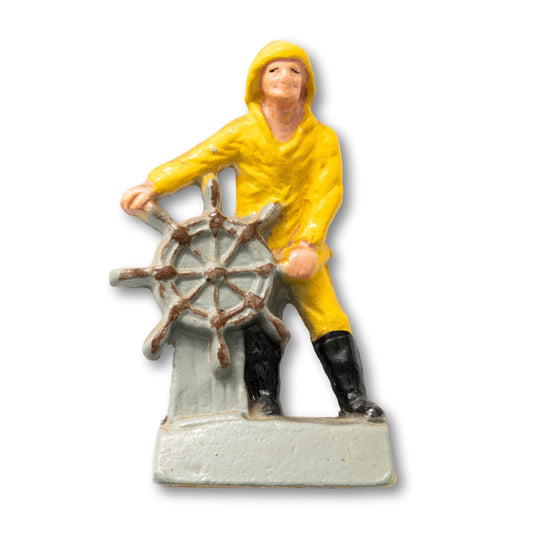 Mini Man at the Wheel Figure