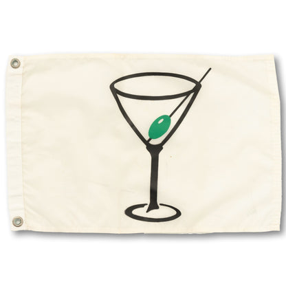 Martini Happy Hour Burgee