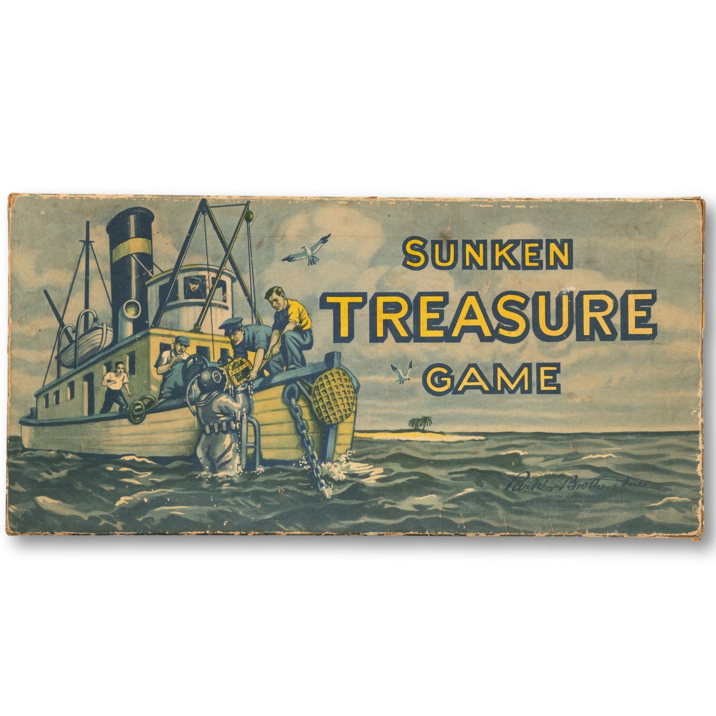 Rare "Sunken Treasure" Board Game