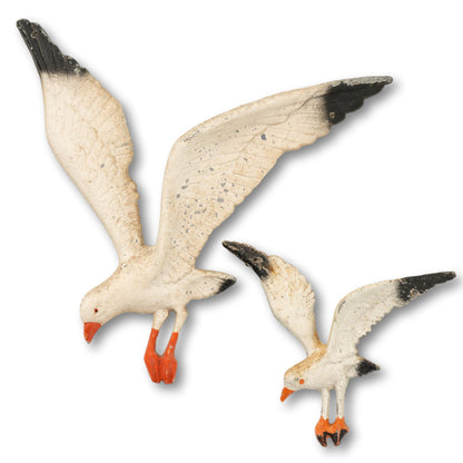 Large and Small Seagull Wall Mount Set
