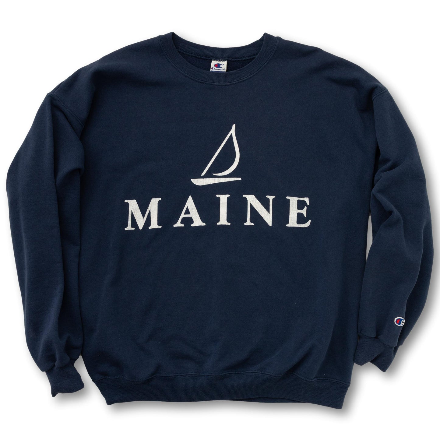 '90s Maine Champion Crewneck Sweatshirt