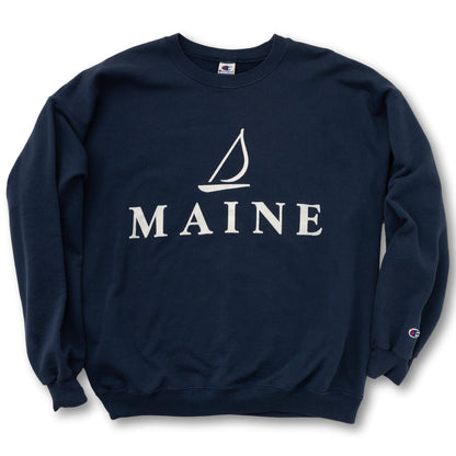 '90s Maine Champion Crewneck Sweatshirt