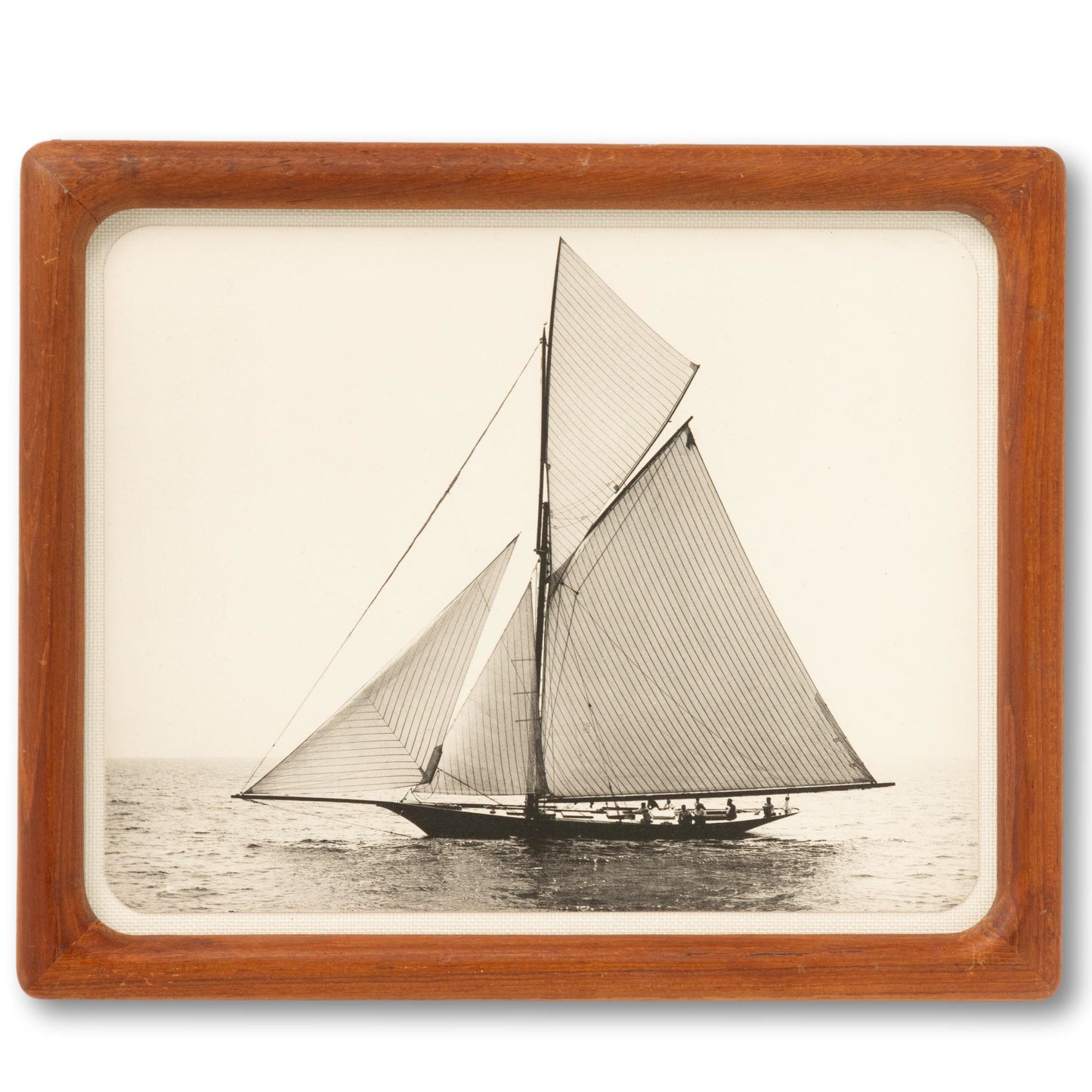 Framed Schooner Photograph