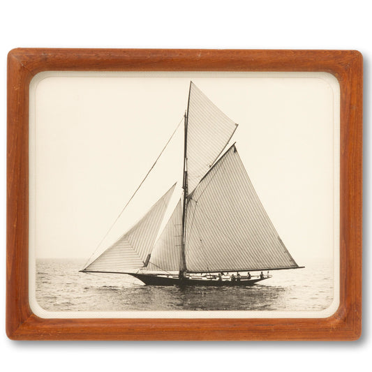 Framed Schooner Photograph