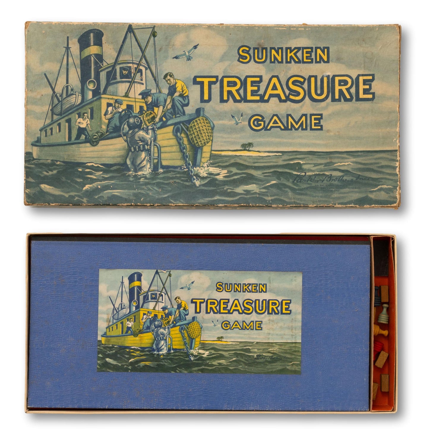 Rare "Sunken Treasure" Board Game