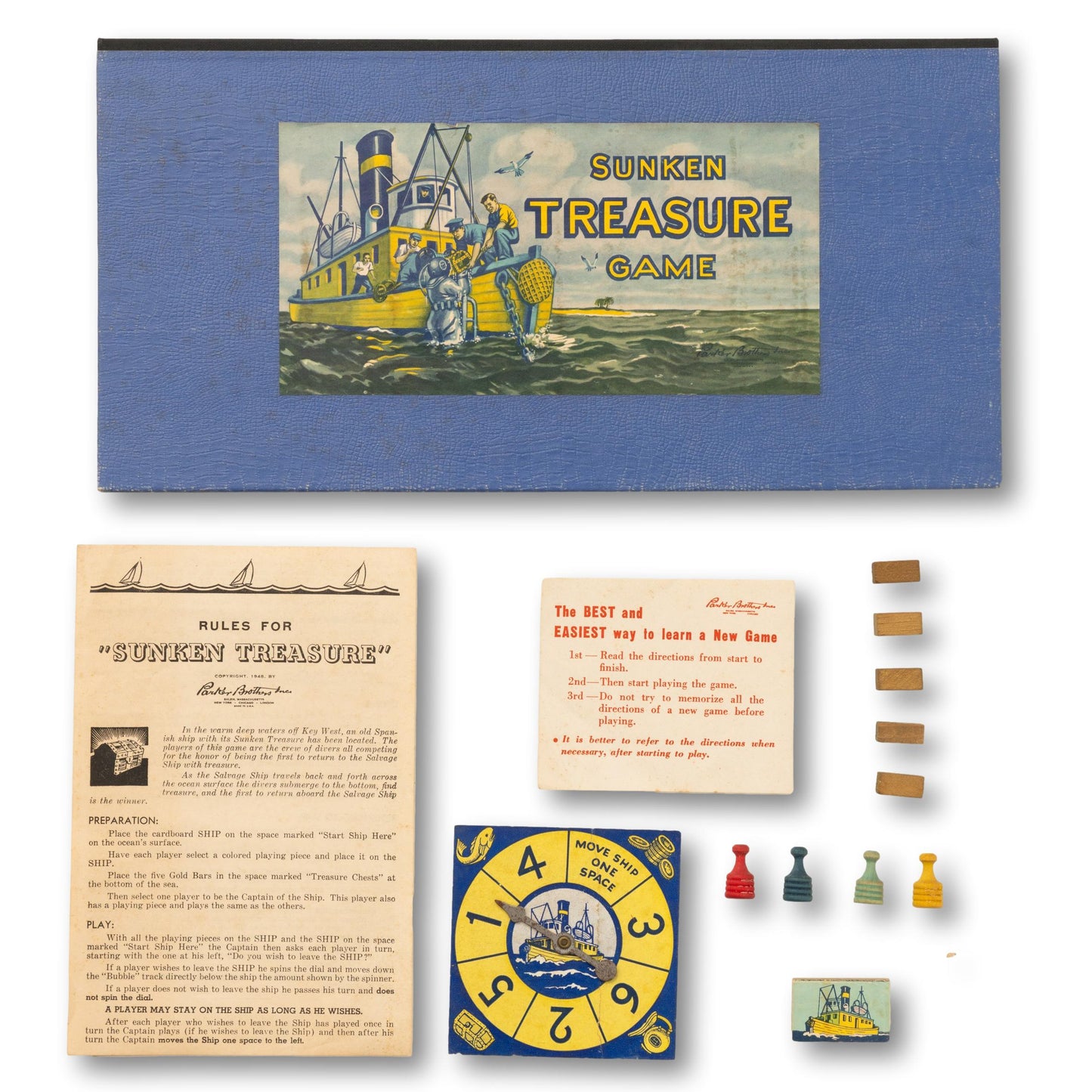 Rare "Sunken Treasure" Board Game