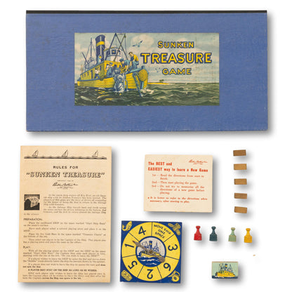 Rare "Sunken Treasure" Board Game