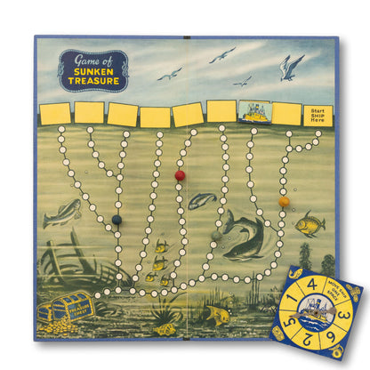 Rare "Sunken Treasure" Board Game