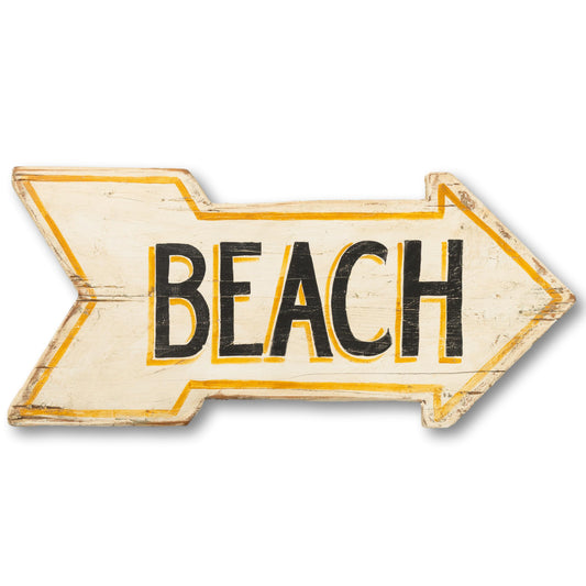 Beach Arrow Sign
