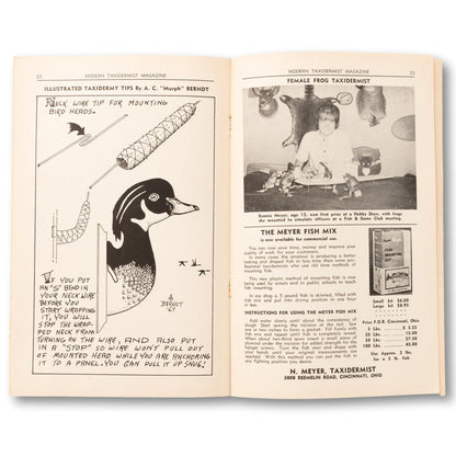 "Modern Taxidermist" Booklet