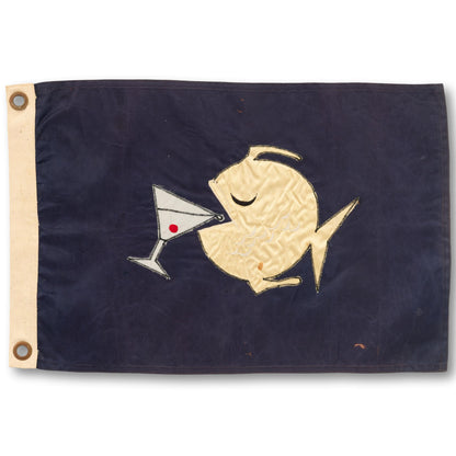 "Drink Like A Fish" Happy Hour Flag