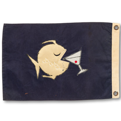"Drink Like A Fish" Happy Hour Flag