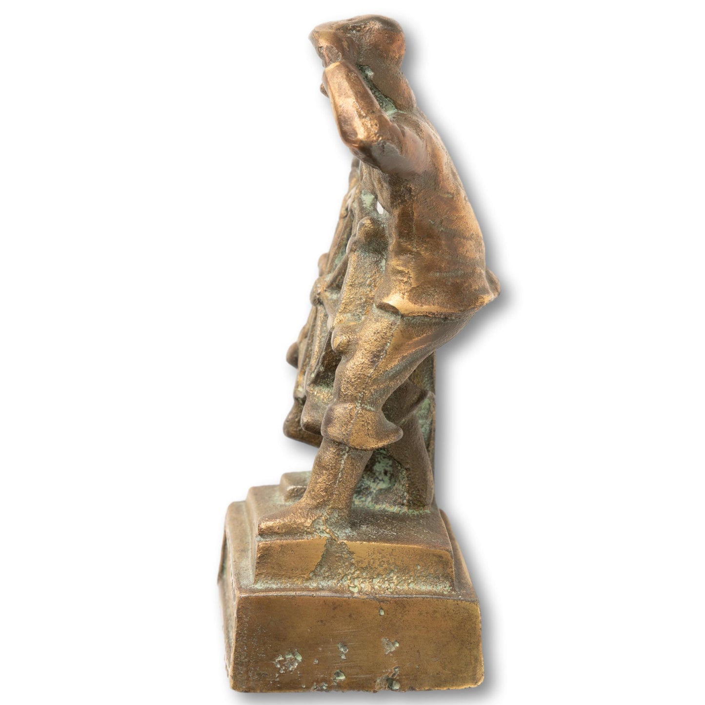 "Man At The Wheel" Statue