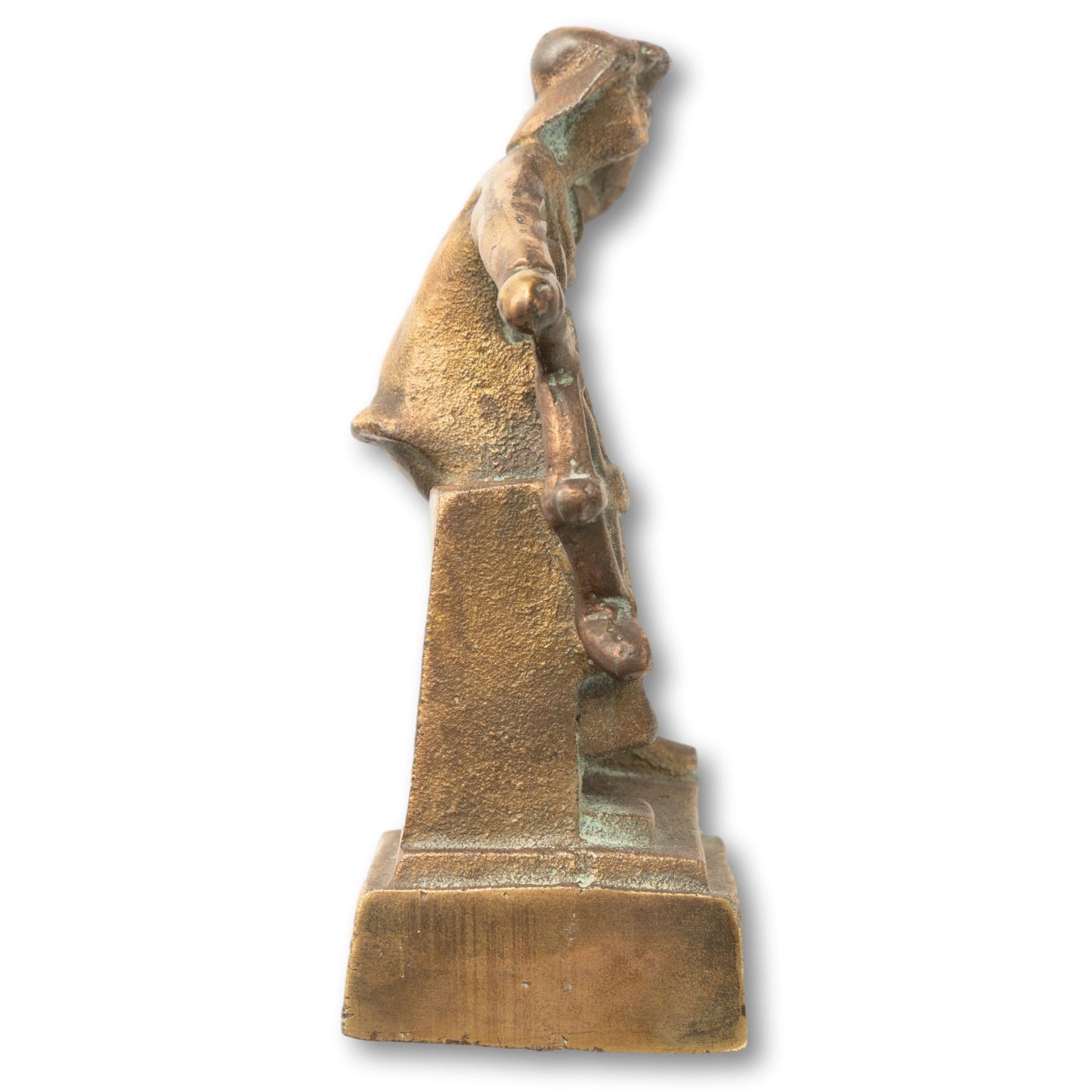"Man At The Wheel" Statue