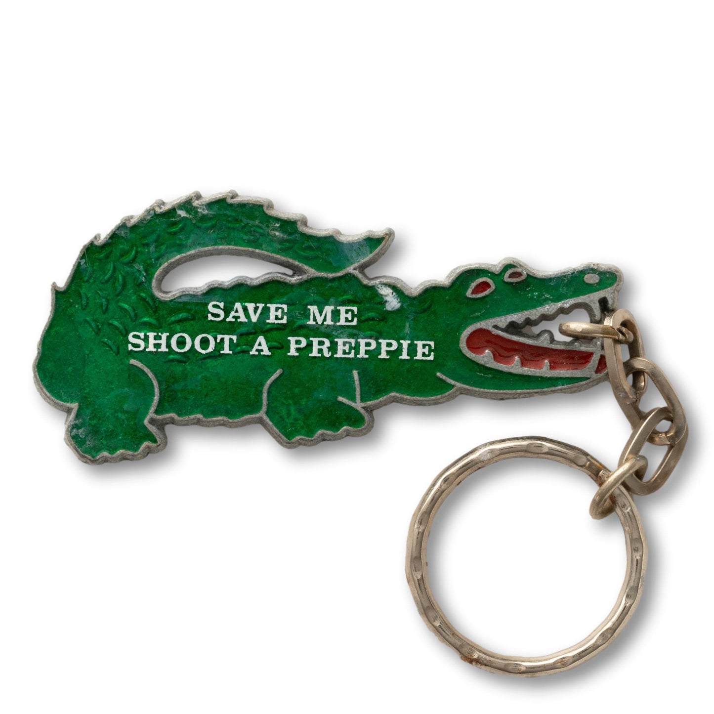 Preppie Alligator Keychain