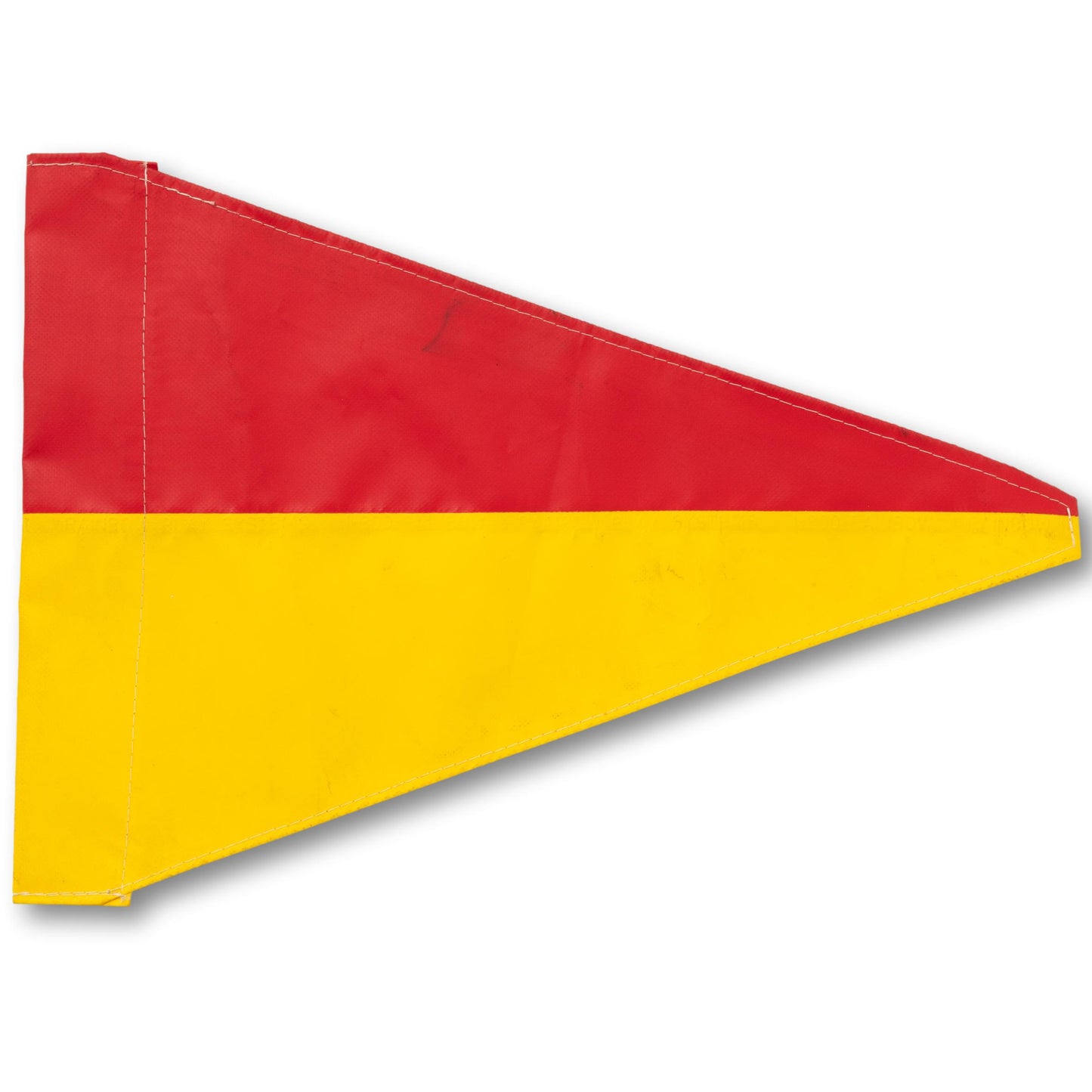 Coated Red and Yellow Flag
