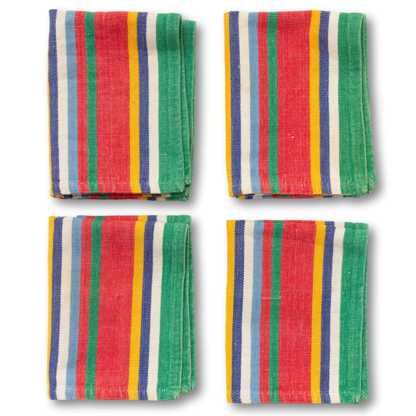 Set of 4 Striped Placemats