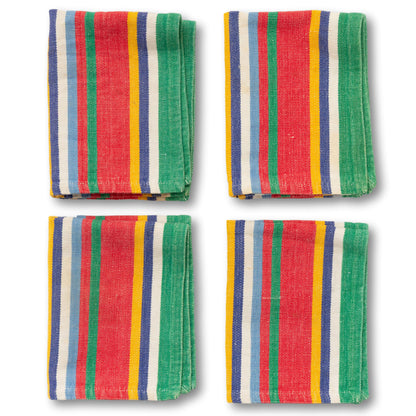 Set of 4 Striped Placemats