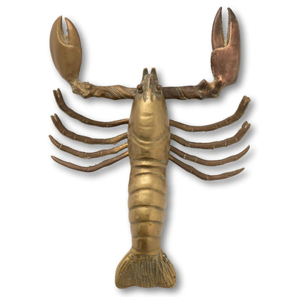 Large Brass Lobster