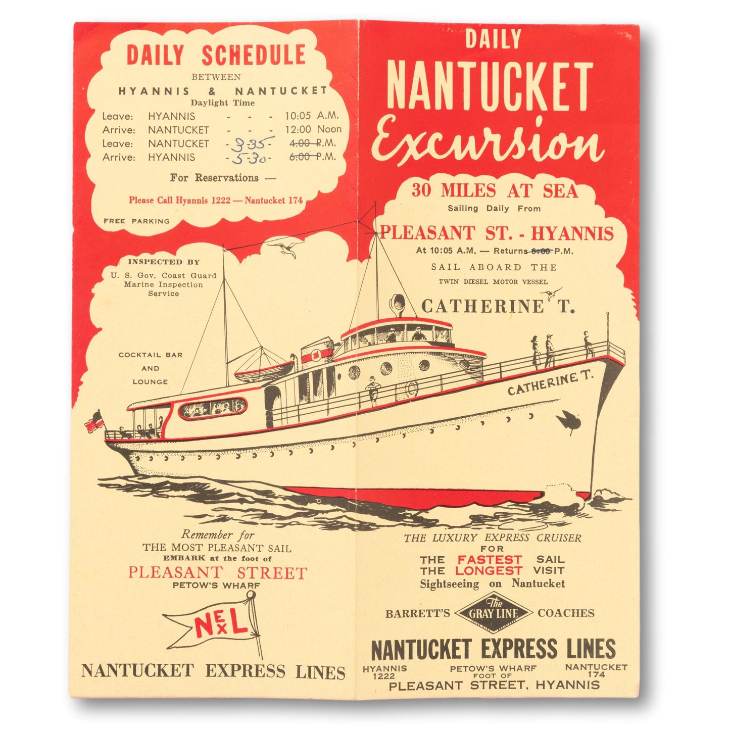 1940's Nantucket Travel Brochure