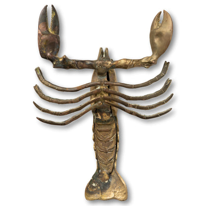 Large Brass Lobster