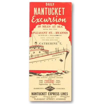 1940's Nantucket Travel Brochure