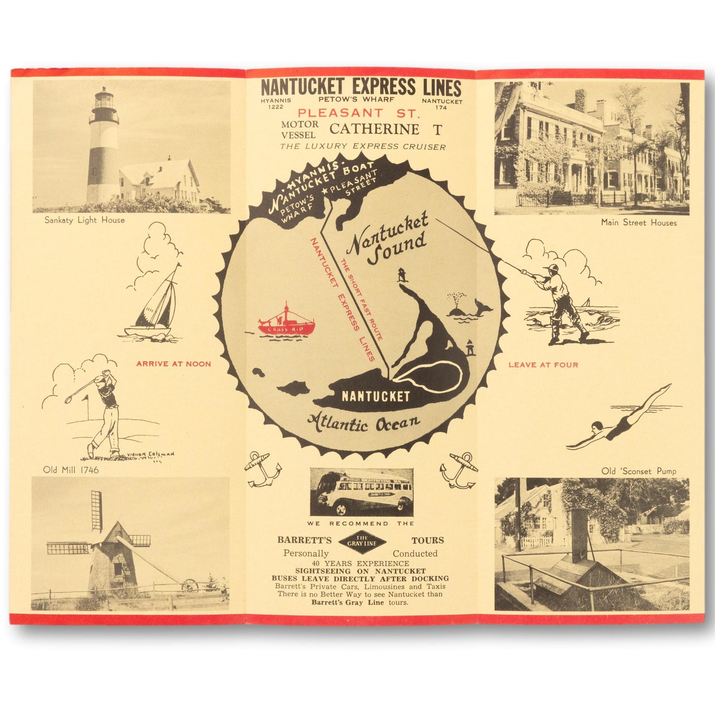1940's Nantucket Travel Brochure