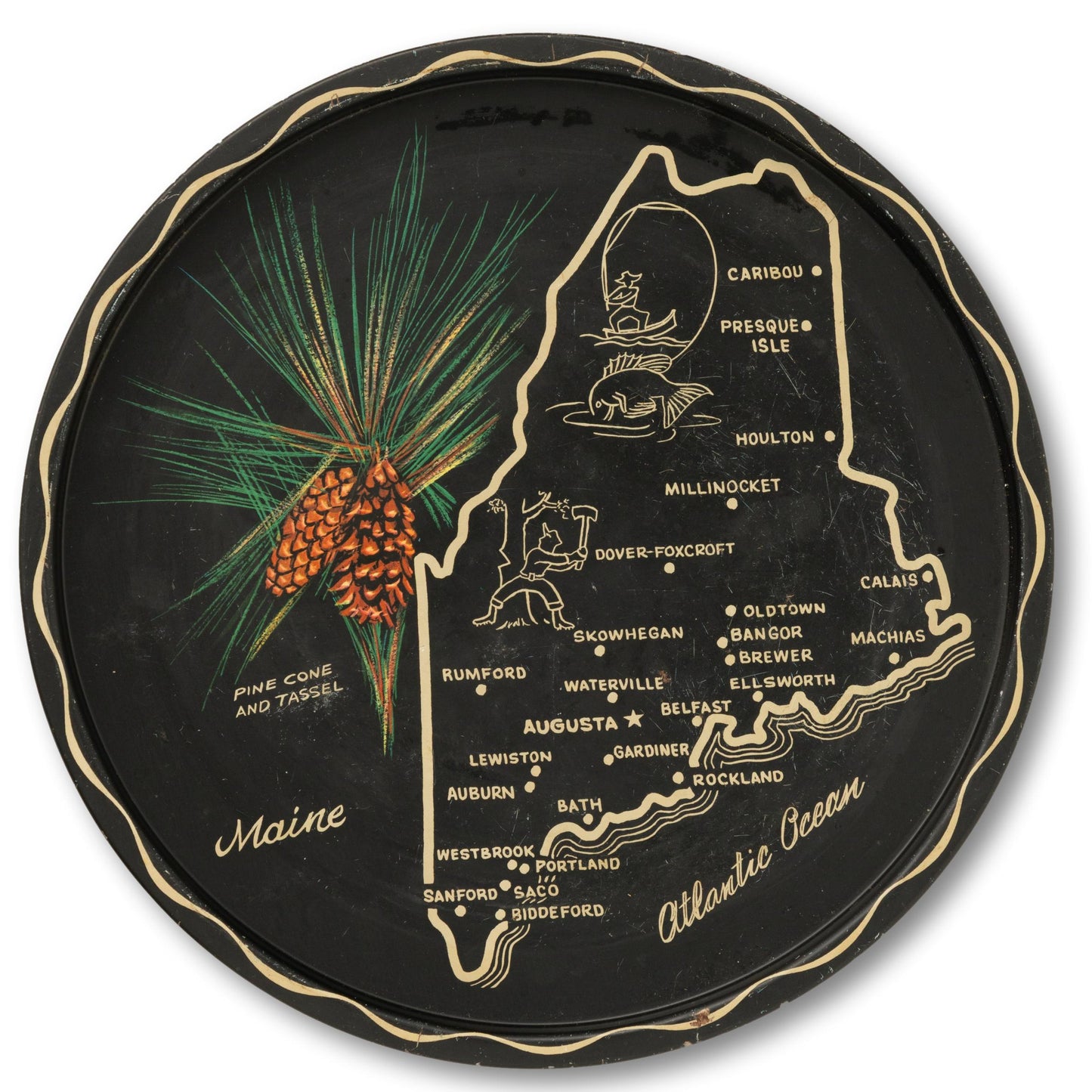 Maine Souvenir Tray