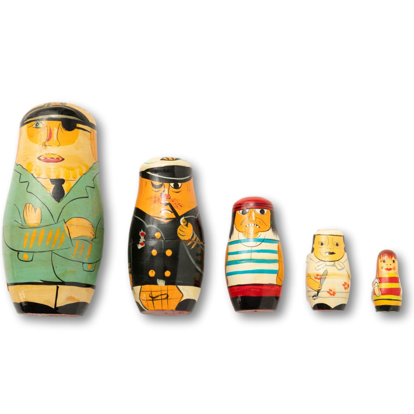 Sea Captain Nesting Dolls