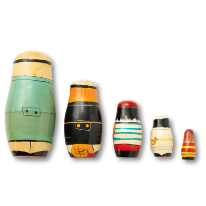 Sea Captain Nesting Dolls
