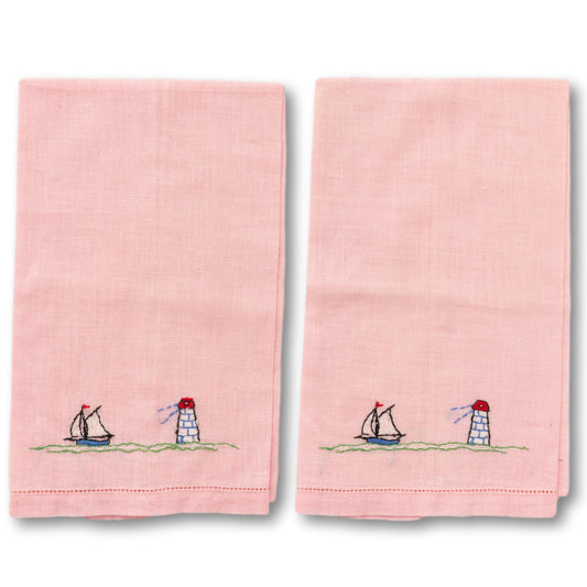 Set of 2 Embroidered Napkins