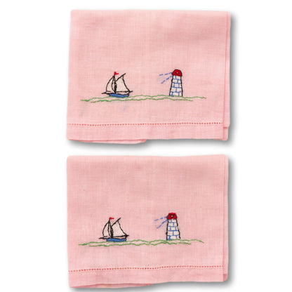 Set of 2 Embroidered Napkins