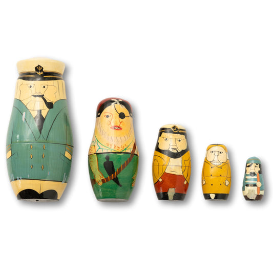 Sea Captain Nesting Dolls