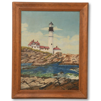 Large Portland Head Lighthouse Painting