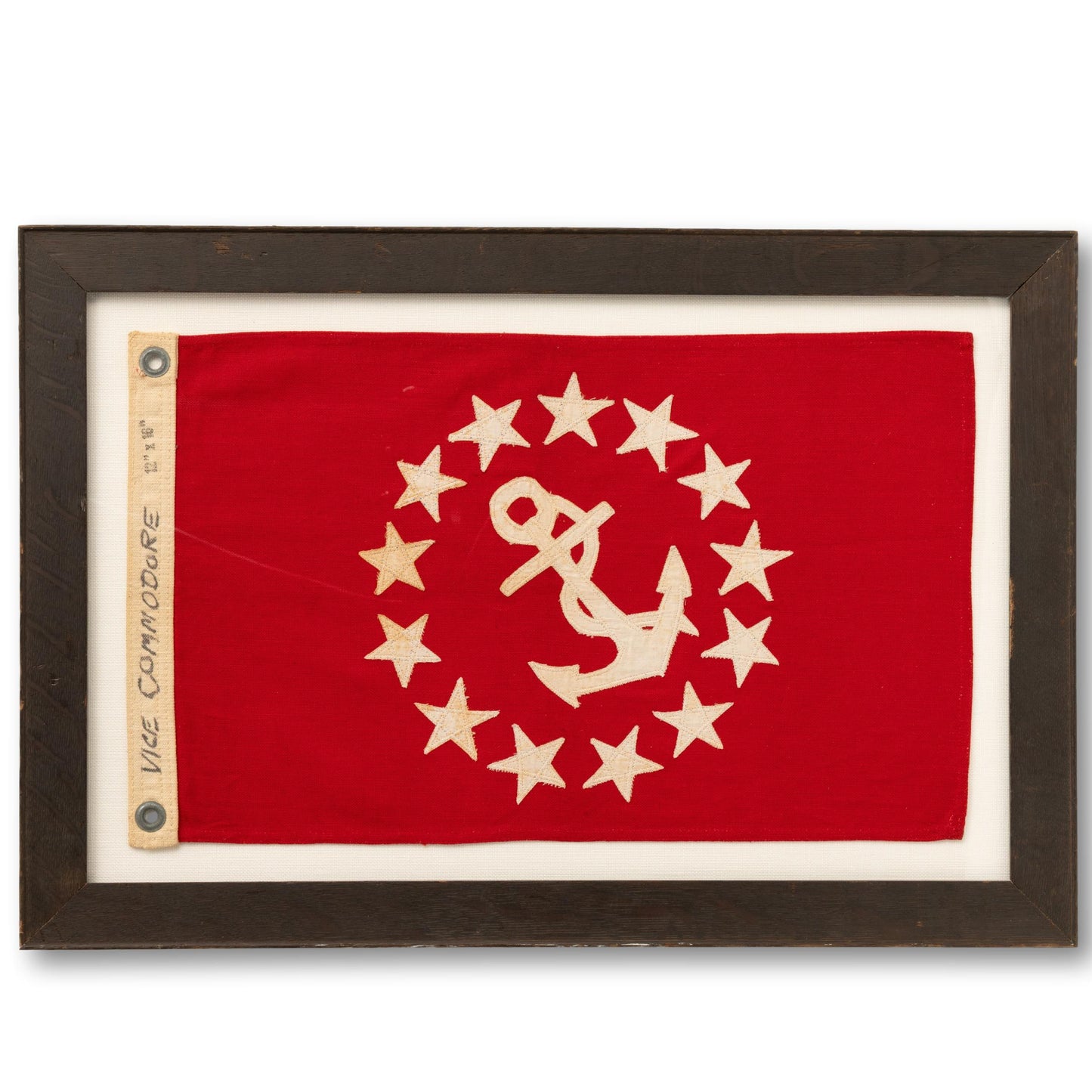 Framed Vice Commodore Flag