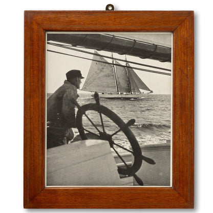 B&W Sailing Photo in Inlay Frame