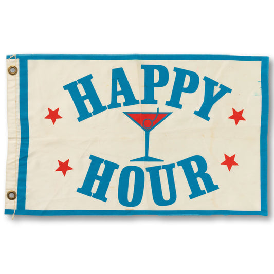 1960s Happy Hour Burgee