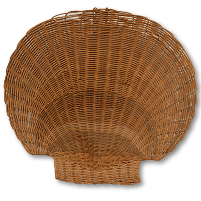 Wicker Clam Shell Basket